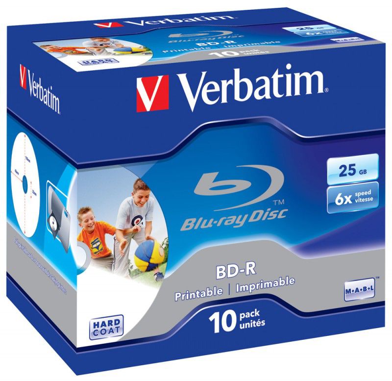 Оптический диск BD-R VERBATIM 25ГБ