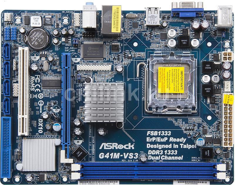 Asrock g41m vs3 настройка биоса