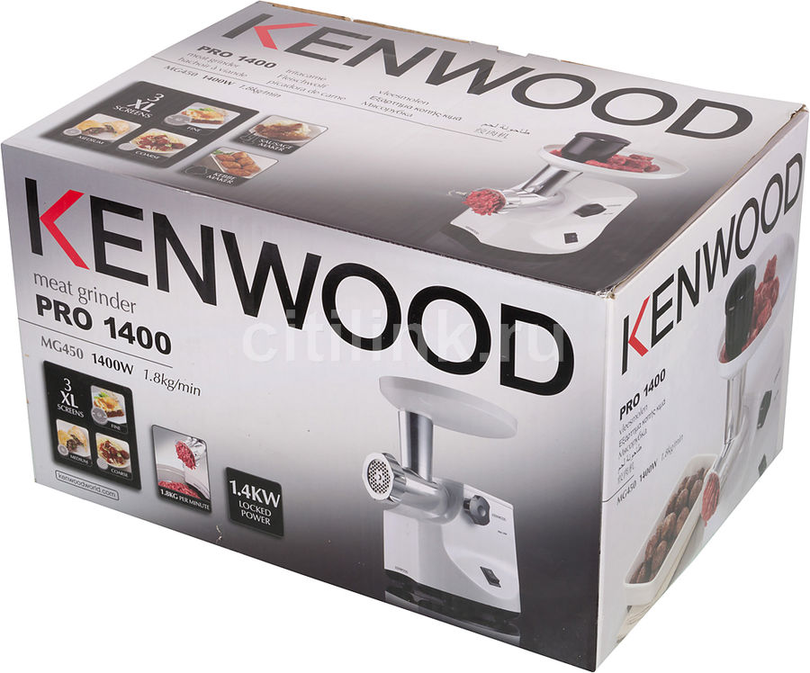 Мясорубка Kenwood MG450, белый - купить в Ситилинк | 573799