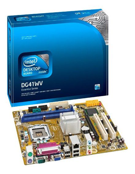 Характеристики Материнская плата Intel DG41WV, LGA 775, Intel G41, mATX ...