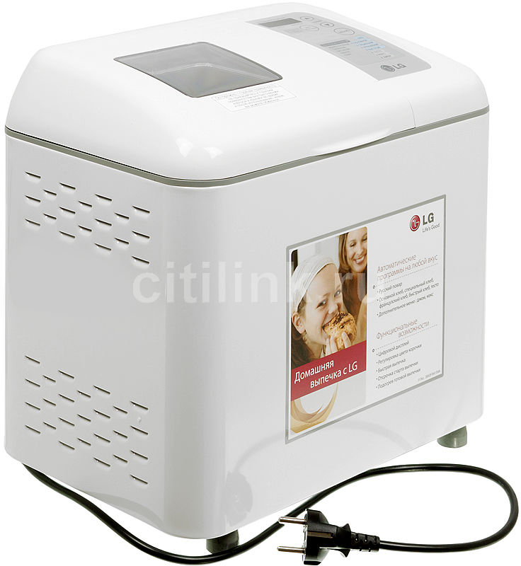 Хлебопечь LG HB1051, белый - купить в Ситилинк | 583505