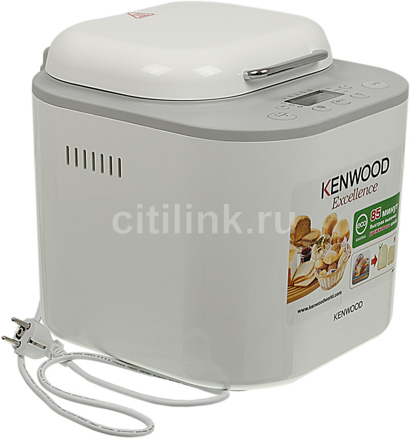 Характеристики Хлебопечь Kenwood BM260, белый (593273) смотреть в СИТИЛИНК