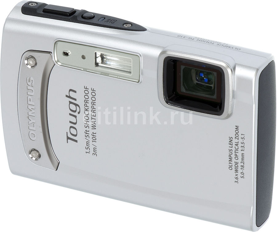 Характеристики Цифровой фотоаппарат Olympus TG-310, серебристый (598911 ...