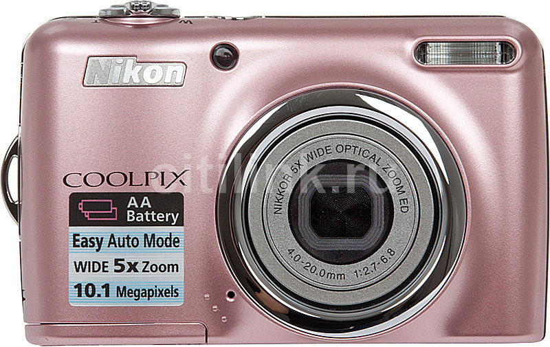 Характеристики Цифровой фотоаппарат Nikon CoolPix L23, розовый (603023 ...