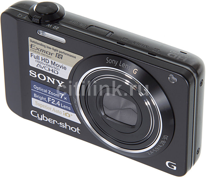 Купить Цифровой фотоаппарат SONY Cyber-shot DSC-WX10, черный в интернет ...