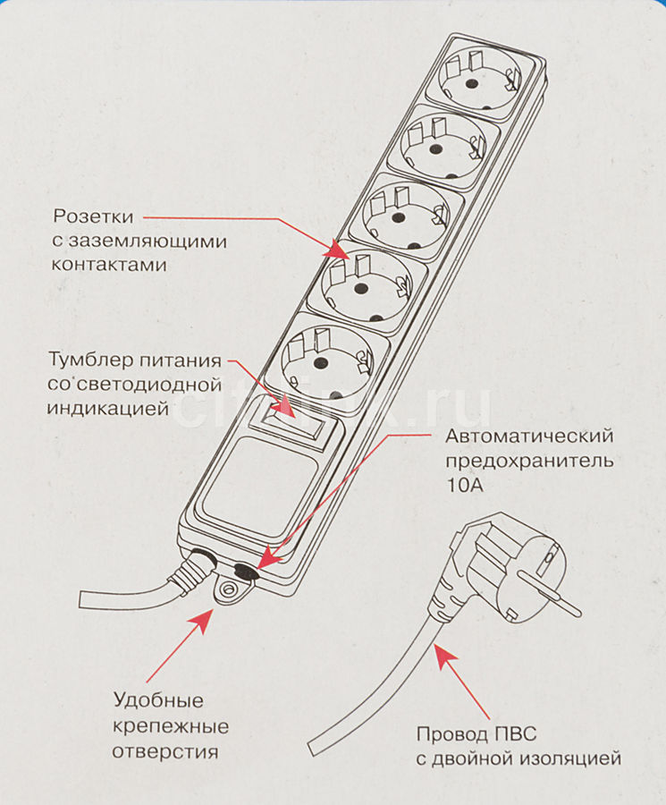 Сетевой фильтр схема подключения