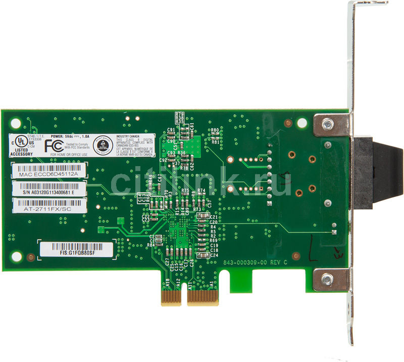 Сетевой адаптер Ethernet Allied Telesis AT-2711FX/SC - купить в ...