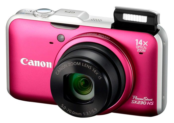 Цифровой фотоаппарат Canon PowerShot SX230, розовый - купить в Ситилинк ...