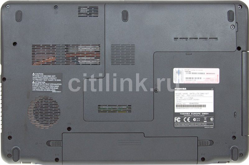 Ноутбук Toshiba Satellite C660d-179 Характеристика