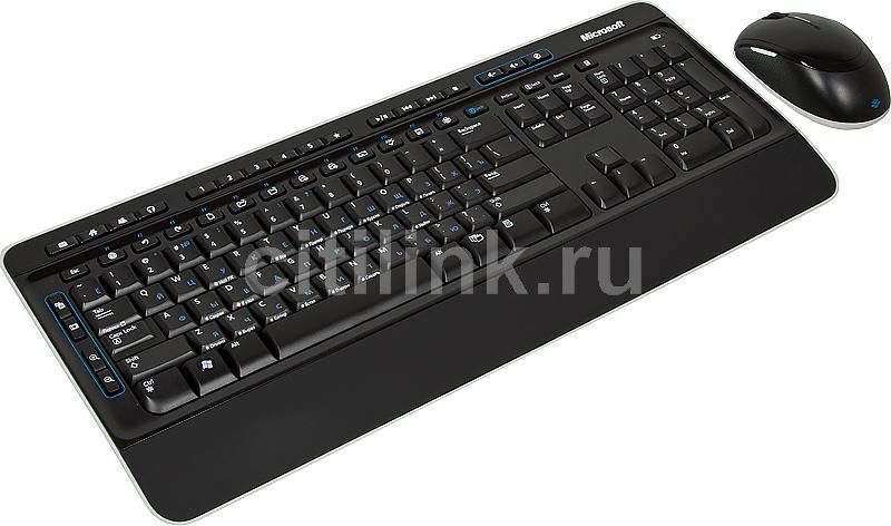 Комплект (клавиатура+мышь) Microsoft 3000, черный - купить в Ситилинк ...