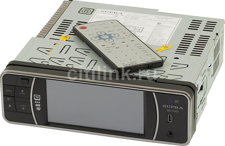Автомагнитола SUPRA SDD-T4203, USB, SD/MMC - Обзор товара Автомагнитола ...