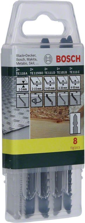 Обзор товара набор пилок BOSCH 2607019458, универсальные (632960) в ...
