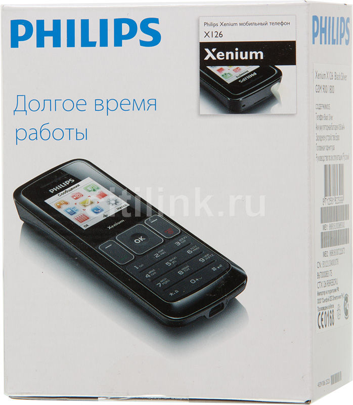 Philips x126 аккумулятор