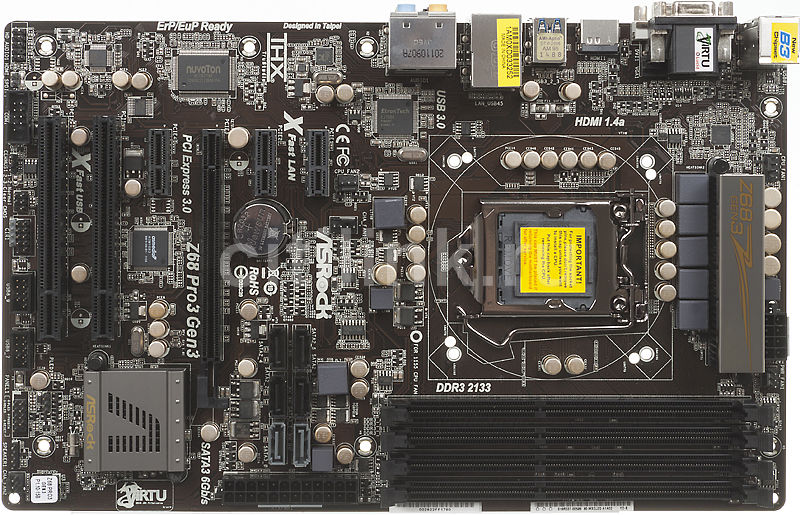 Подключение материнки asrock z68 pro3 gen3