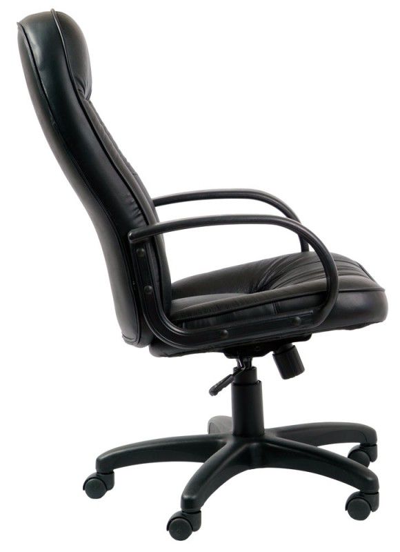 Кресло для руководителя бюрократ kb 8 черное сетка ткань пластик
