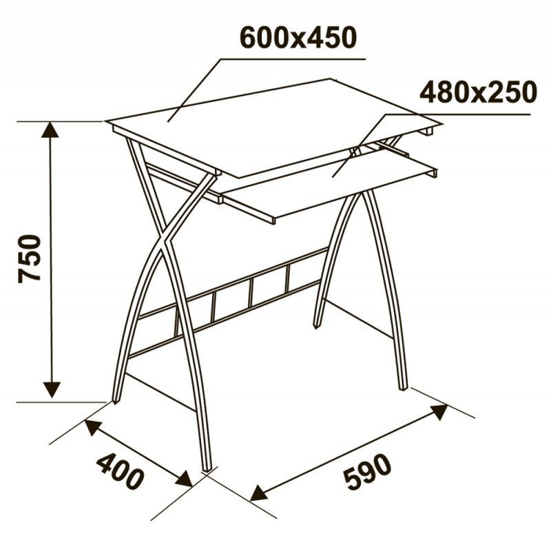 Стол компьютерный gd 003