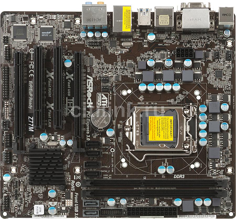 Asrock z77m не запускается