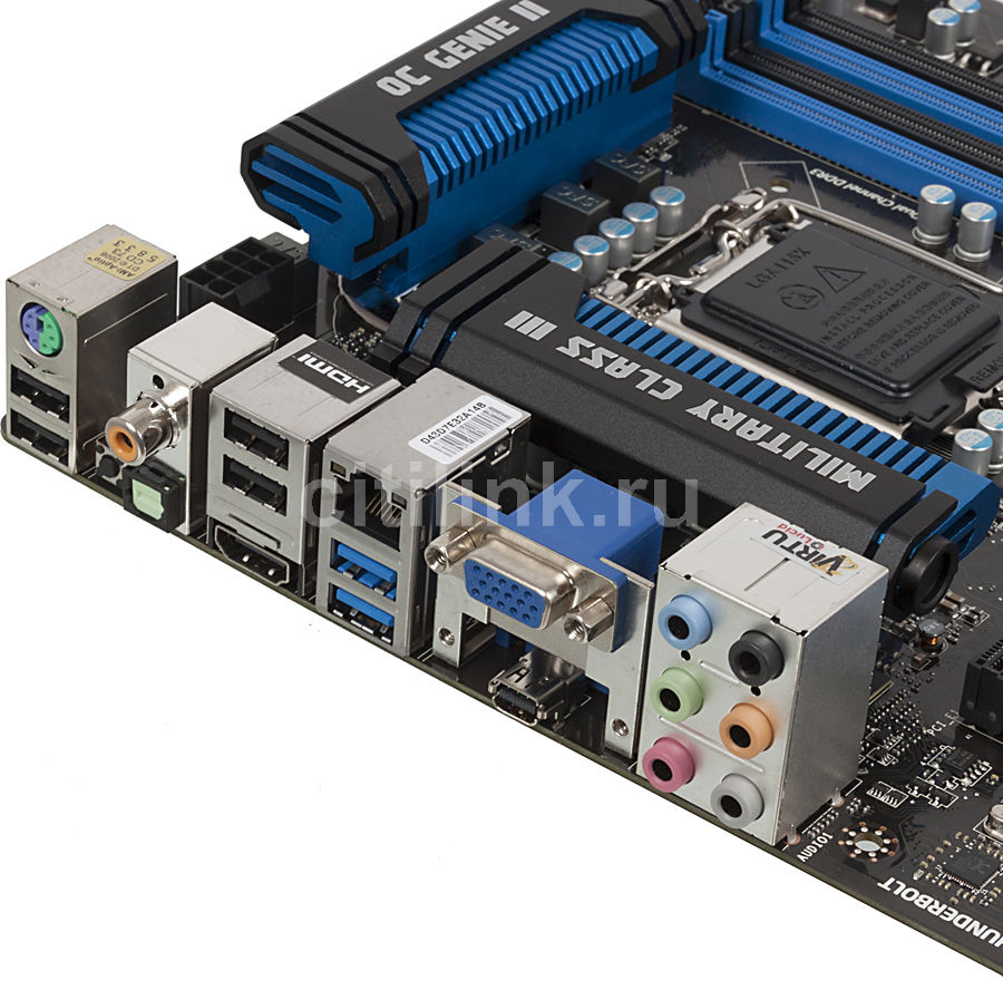 Характеристики Материнская плата MSI Z77A-G45 THUNDERBOLT, LGA 1155 ...