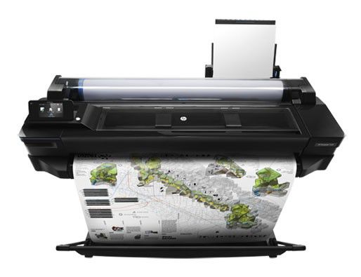 Как настроить плоттер hp designjet t520