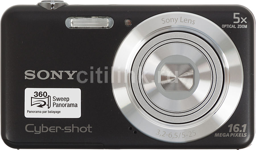 Характеристики Цифровой фотоаппарат Sony Cyber-shot DSC-W710, черный ...