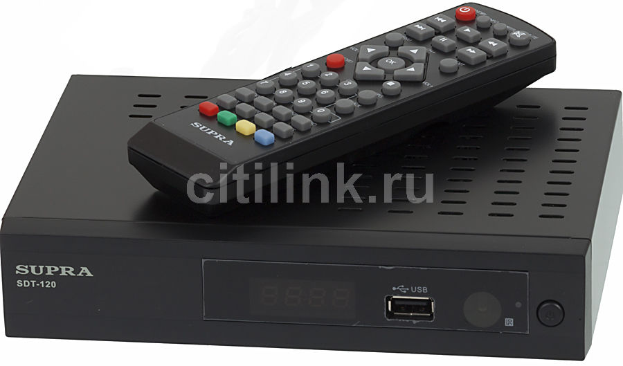 Характеристики Ресивер DVB-T2 Supra SDT-120, черный (774060) смотреть в ...
