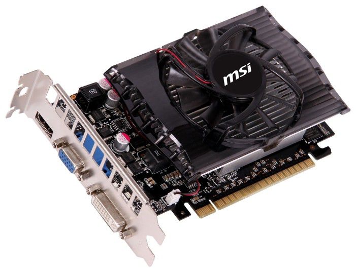 Характеристики Видеокарта MSI NVIDIA GeForce GT 630, 2ГБ, DDR3, oem ...
