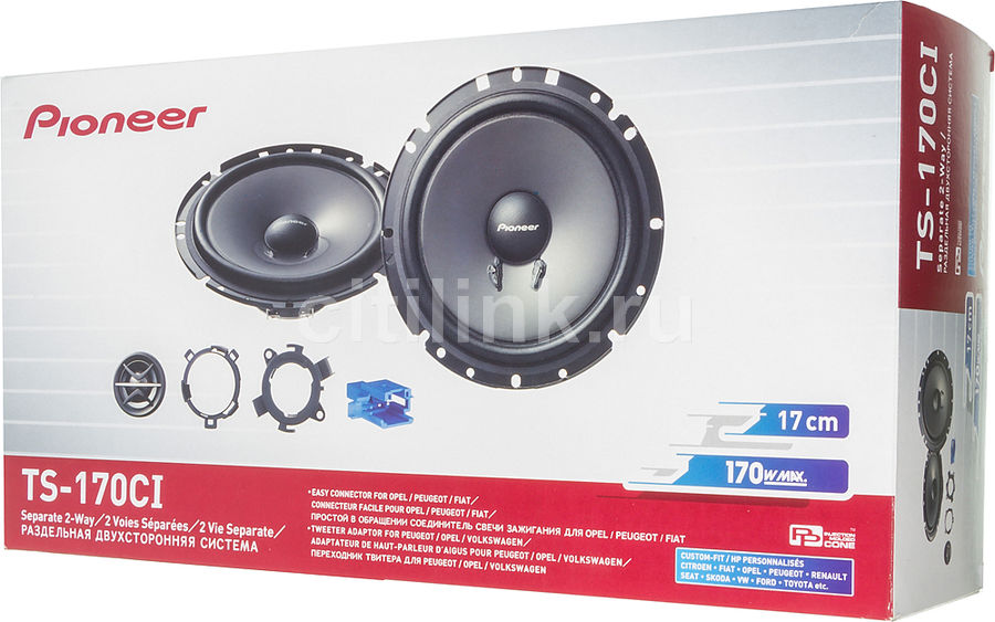 Pioneer ts 170ci. Колонки автомобильные Pioneer TS-170ci, 16.5 см (6 1/2 дюйм.) G1030f. Динамики Pioneer 16.5. Пионер TS A 170.