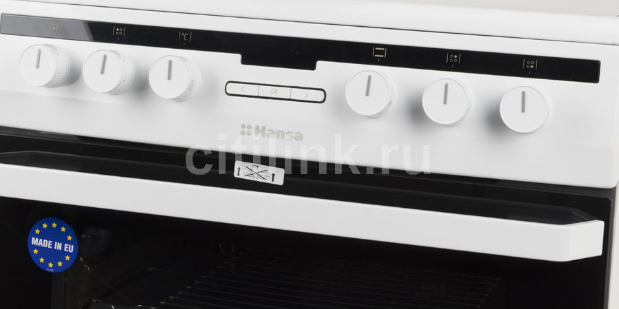 Электрическая плита Hansa FCCW68200, белый - купить в Ситилинк | 793830