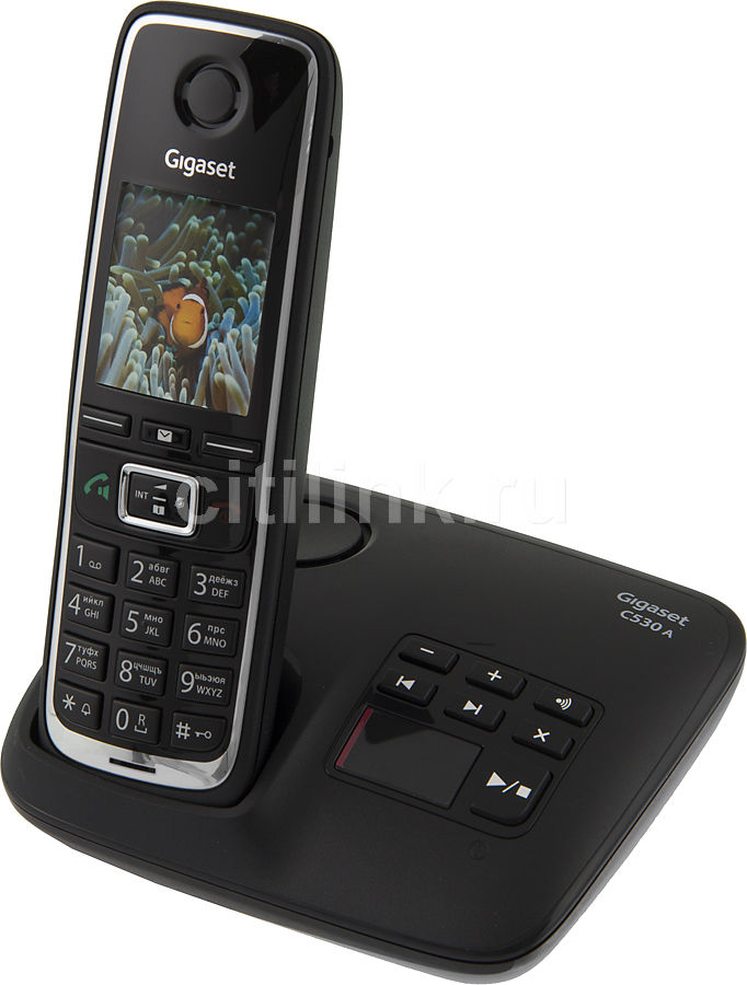 Характеристики Р/Телефон Dect Gigaset C530 AM черный автооветчик(Б/У ...