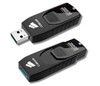 Флешка USB Corsair Voyager Slider 64ГБ, USB3.0, черный [cmfsl3b-64gb]