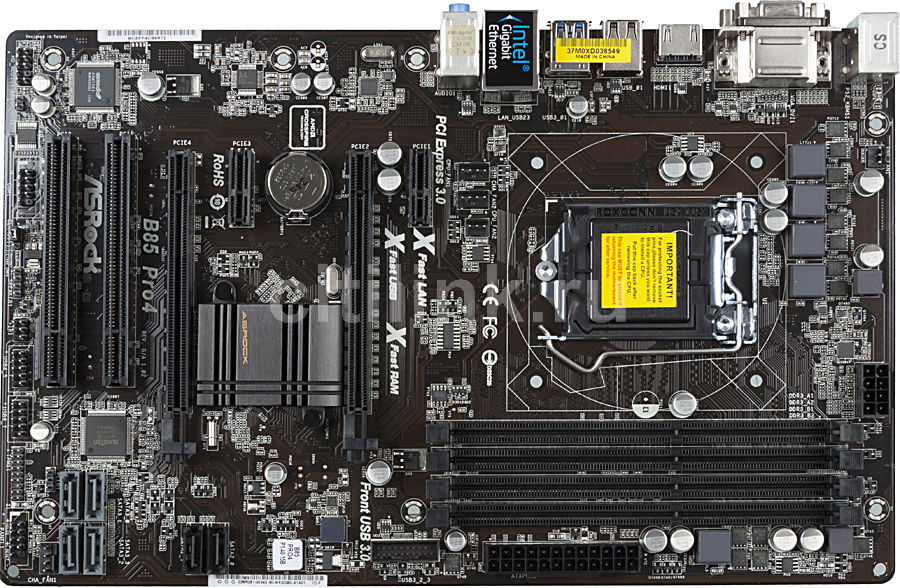 Asrock b85 pro4 не стартует