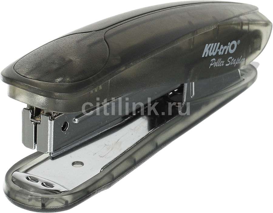 Степлер Kw-Trio 5106T Pollex N10 (10листов) встроенный антистеплер ассорти/прозрачный 100скоб металл