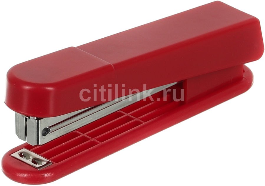 Степлер Kw-Trio 5220RED N10 (10листов) красный 100скоб металл/пластик