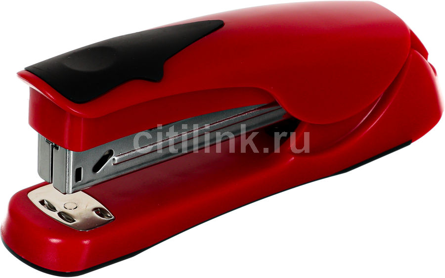 Степлер Kw-Trio 5642RED Half-strip Economic 24/6 26/6 (20листов) красный 100скоб