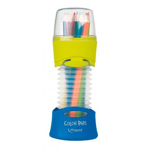 Карандаши цветные Maped Color`Peps 683212 трехгран. липа 12цв. пласт.туб.