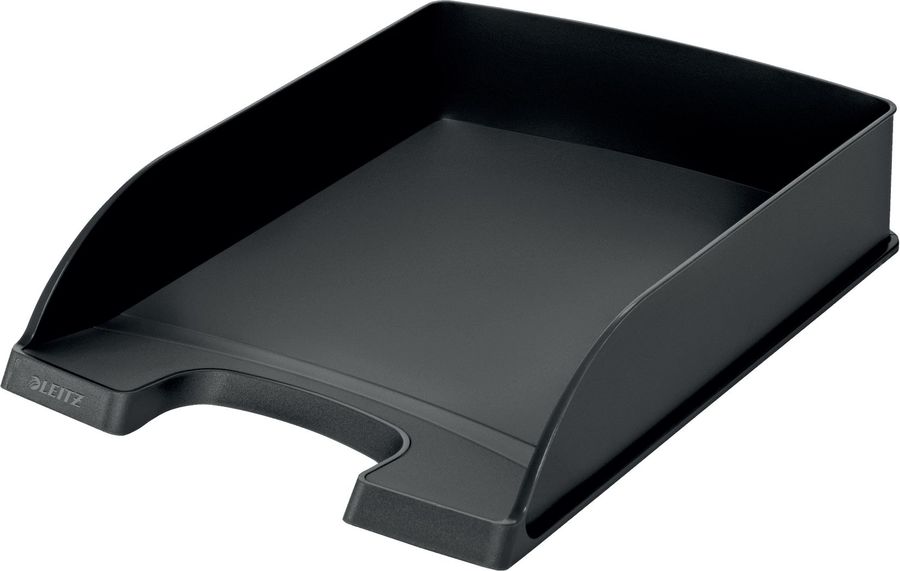 Лоток горизонтальный Esselte 52270095 Leitz A4 242x330x60мм черный пластик