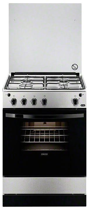Газовая плита Zanussi ZCG961021X духовка, нержавеющая сталь - купить в ...