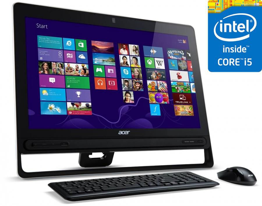 Моноблок Acer Aspire Z3-610, 23", Процессор Intel® Core i5 4200U, 8ГБ ...