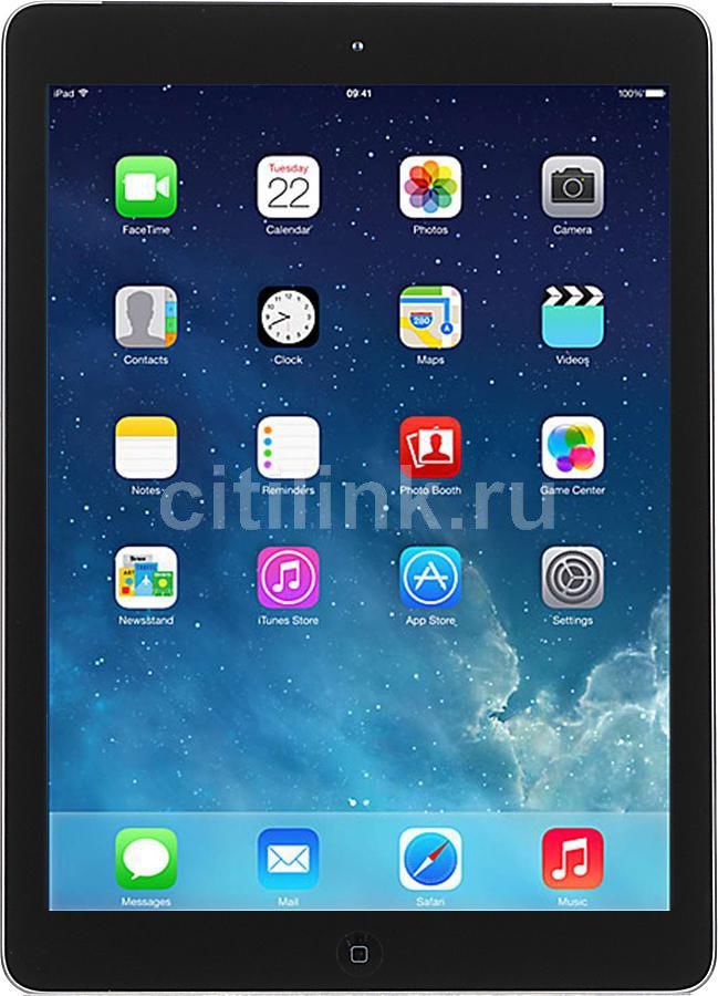 Планшет Apple iPad Air 128Gb Wi-Fi + Cellular ME987RU/A, 1GB, 128GB, 4G  темно-серый - купить в Ситилинк | 860781