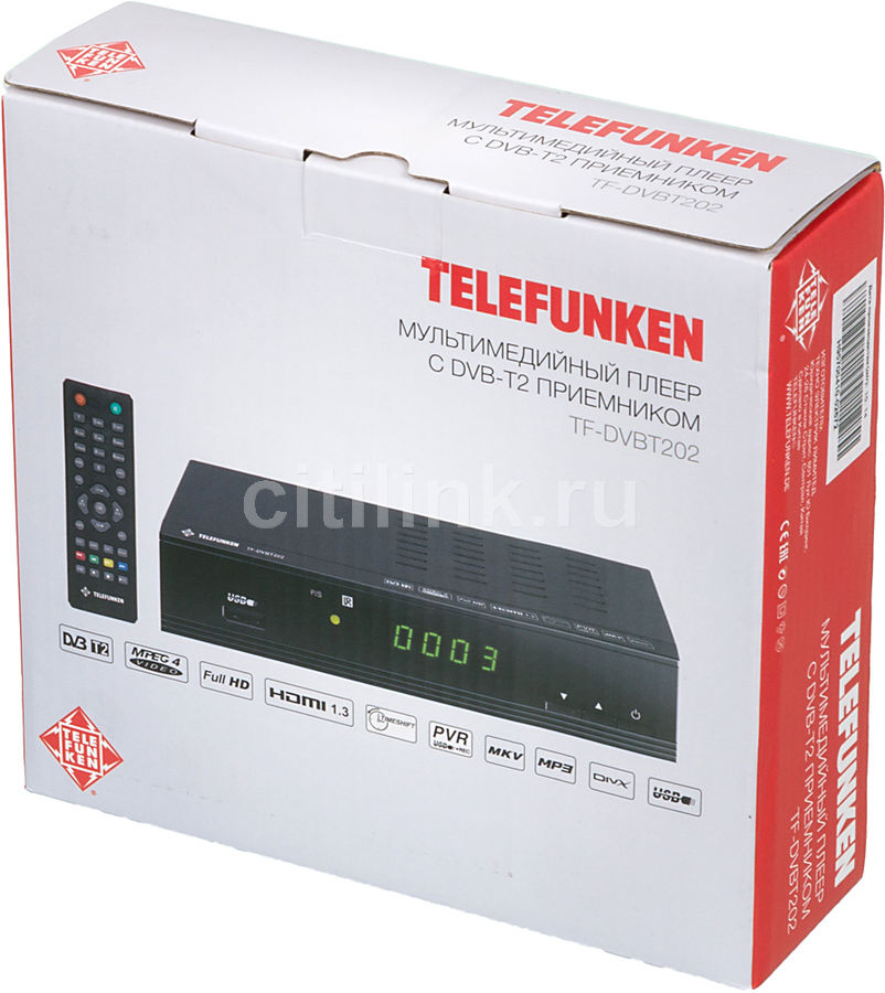 Telefunken tf dvbt202 обновление прошивки по usb