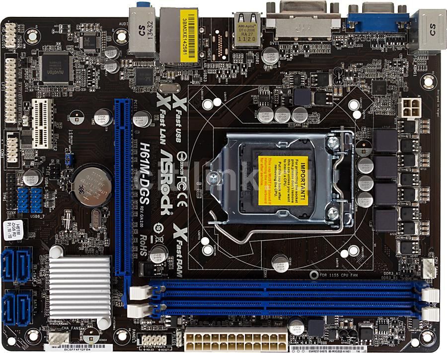 Asrock h61m dgs не запускается