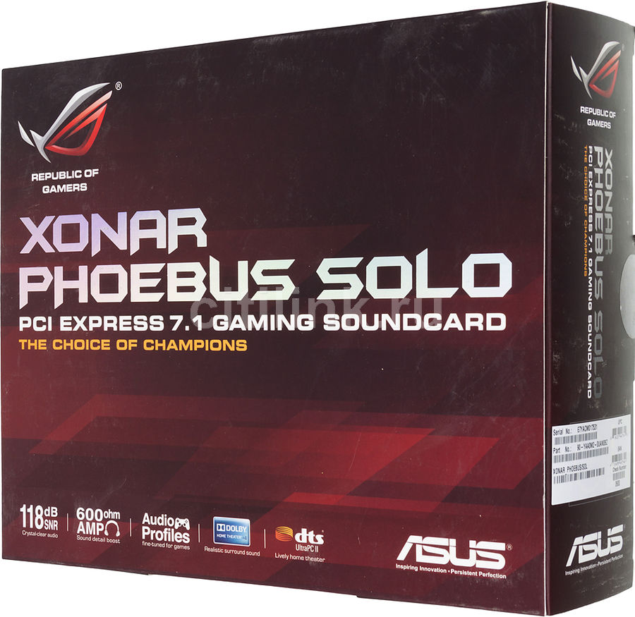 Звуковая карта asus phoebus solo