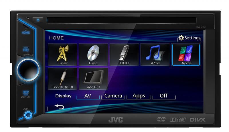 Автомобильная магнитола jvc