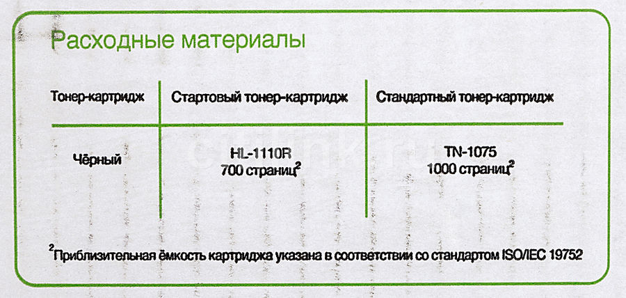 Принтер бротхер hl 1110r плохо печатает