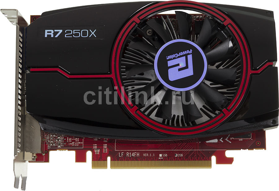Видеокарта PowerColor AMD Radeon R7 250X - купить в Ситилинк | 932849