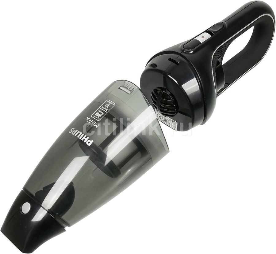 Отзывы на Ручной пылесос Philips MiniVac FC6141/01, черный в интернет ...