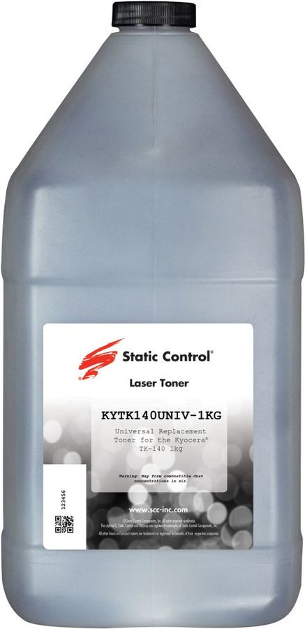 Купить Тонер STATIC CONTROL KYTK140UNIV-1KG, черный в интернет-магазине СИТИЛИНК, цена на Тонер STATIC CONTROL KYTK140UNIV-1KG, черный (953660) - Кемерово