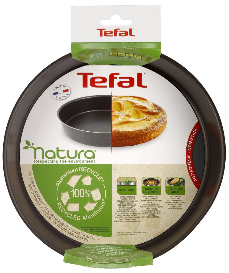 Форма для пирога с волнистыми краями tefal natura