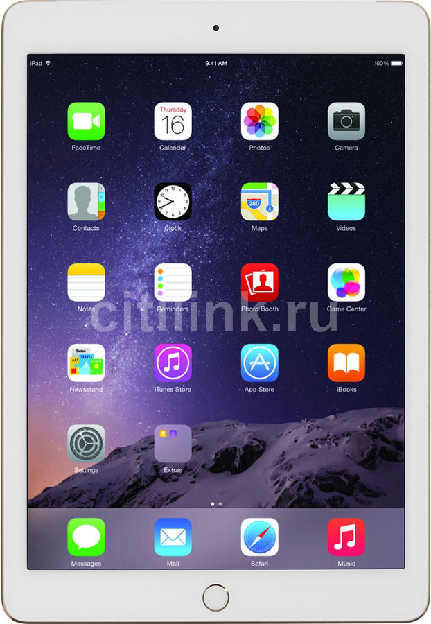 Планшет Apple iPad Air 2 128Gb Wi-Fi + Cellular MH1G2RU/A 9.7", 2GB ...